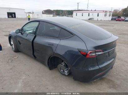 Lot #3052075569 2024 TESLA MODEL Y LONG RANGE DUAL MOTOR ALL-WHEEL DRIVE