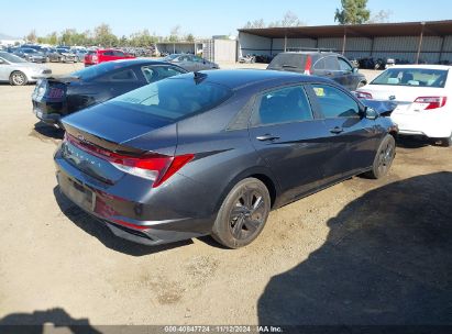 Lot #2992831981 2021 HYUNDAI ELANTRA SEL