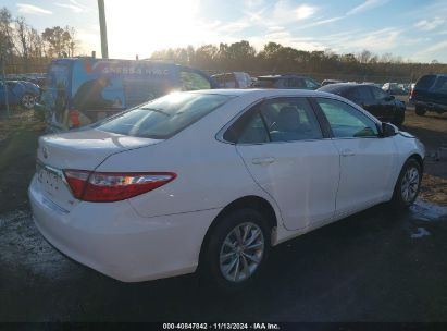 Lot #2992821323 2016 TOYOTA CAMRY LE