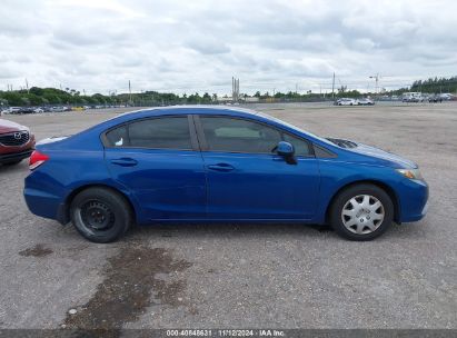 Lot #3035071932 2013 HONDA CIVIC LX