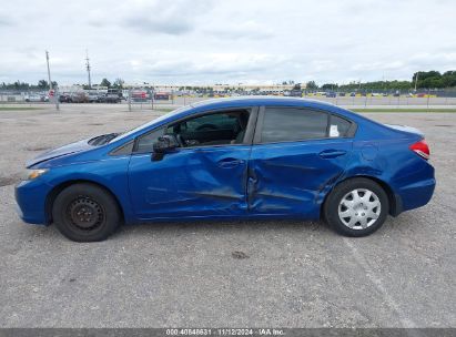 Lot #3035071932 2013 HONDA CIVIC LX