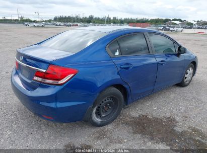 Lot #3035071932 2013 HONDA CIVIC LX