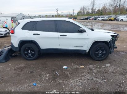 Lot #3035071925 2017 JEEP CHEROKEE SPORT 4X4