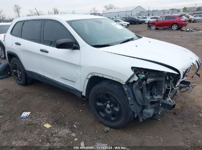 Lot #3035071925 2017 JEEP CHEROKEE SPORT 4X4