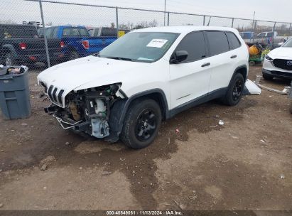 Lot #3035071925 2017 JEEP CHEROKEE SPORT 4X4