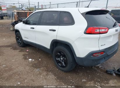 Lot #3035071925 2017 JEEP CHEROKEE SPORT 4X4