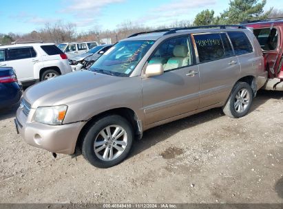 Lot #2997780536 2006 TOYOTA HIGHLANDER HYBRID V6