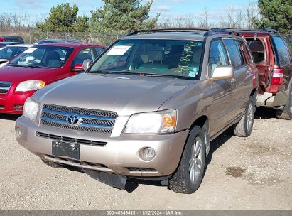 Lot #2997780536 2006 TOYOTA HIGHLANDER HYBRID V6