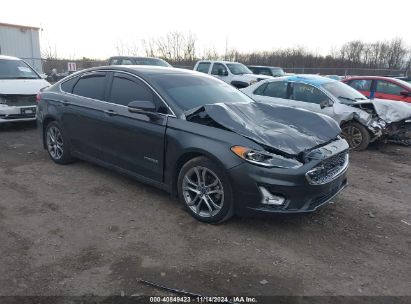 Lot #3037544204 2019 FORD FUSION HYBRID TITANIUM