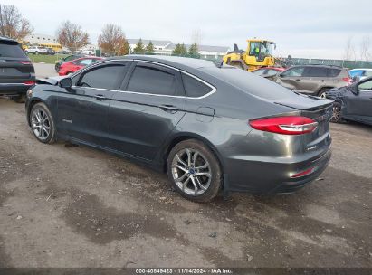 Lot #3037544204 2019 FORD FUSION HYBRID TITANIUM