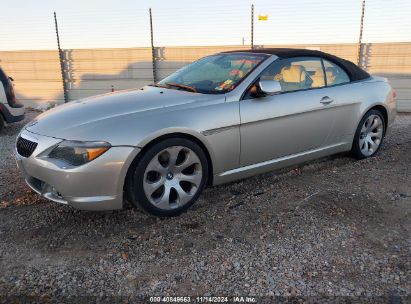 Lot #2997780532 2007 BMW 650I