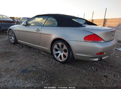 Lot #2997780532 2007 BMW 650I