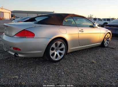 Lot #2997780532 2007 BMW 650I