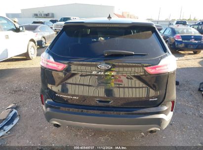 Lot #2990352441 2022 FORD EDGE TITANIUM