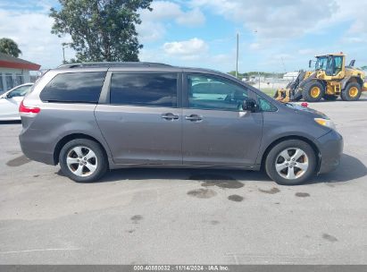 Lot #3035071919 2012 TOYOTA SIENNA LE V6 8 PASSENGER