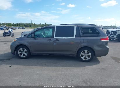 Lot #3035071919 2012 TOYOTA SIENNA LE V6 8 PASSENGER