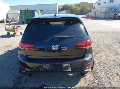 Lot #2992831960 2018 VOLKSWAGEN GOLF GTI 2.0T AUTOBAHN/2.0T S/2.0T SE