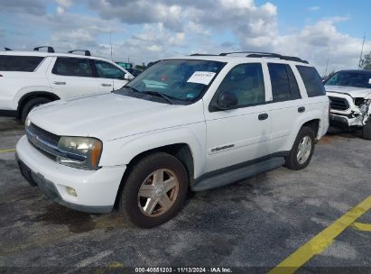 Lot #2981760858 2003 CHEVROLET TRAILBLAZER LT