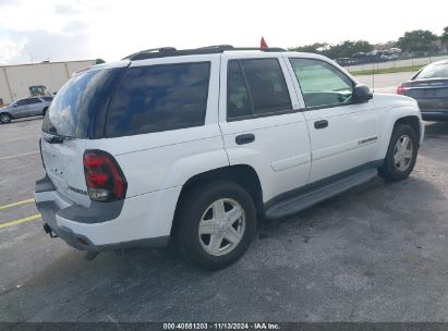 Lot #2981760858 2003 CHEVROLET TRAILBLAZER LT