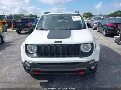 Lot #2990346124 2023 JEEP RENEGADE TRAILHAWK 4X4