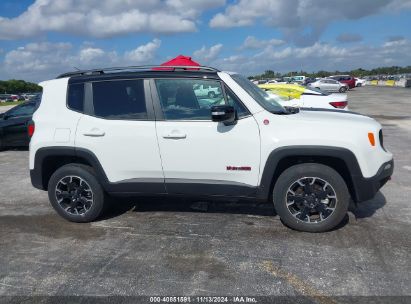 Lot #2990346124 2023 JEEP RENEGADE TRAILHAWK 4X4