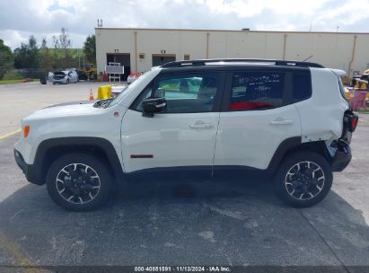 Lot #2990346124 2023 JEEP RENEGADE TRAILHAWK 4X4