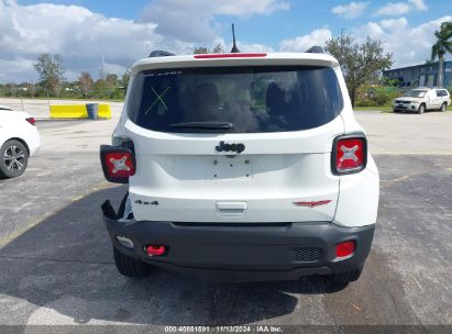 Lot #2990346124 2023 JEEP RENEGADE TRAILHAWK 4X4