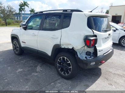 Lot #2990346124 2023 JEEP RENEGADE TRAILHAWK 4X4