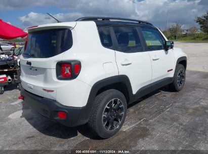 Lot #2990346124 2023 JEEP RENEGADE TRAILHAWK 4X4