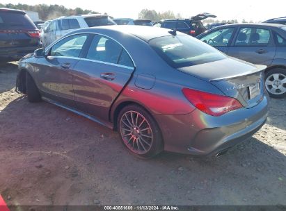 Lot #3049470481 2016 MERCEDES-BENZ CLA 250 4MATIC