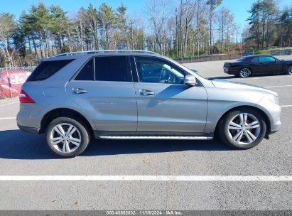 Lot #3037543374 2014 MERCEDES-BENZ ML 350 4MATIC