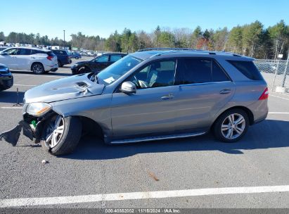 Lot #3037543374 2014 MERCEDES-BENZ ML 350 4MATIC