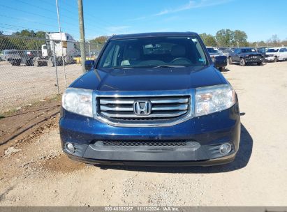 Lot #3037131217 2013 HONDA PILOT EX-L