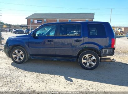 Lot #3037131217 2013 HONDA PILOT EX-L