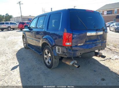 Lot #3037131217 2013 HONDA PILOT EX-L