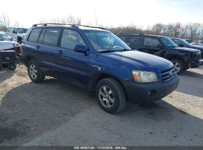 Lot #2992834693 2004 TOYOTA HIGHLANDER V6 W/3RD ROW (A5)