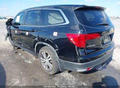 Lot #3035083416 2017 HONDA PILOT EX-L