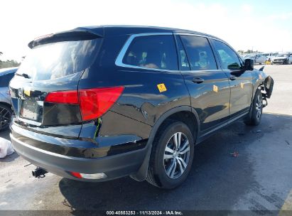 Lot #3035083416 2017 HONDA PILOT EX-L