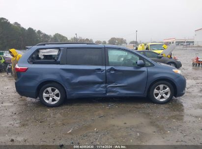 Lot #3035071789 2016 TOYOTA SIENNA LE 8 PASSENGER