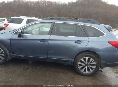 Lot #3057075919 2015 SUBARU OUTBACK 2.5I LIMITED