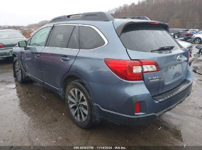 Lot #3057075919 2015 SUBARU OUTBACK 2.5I LIMITED