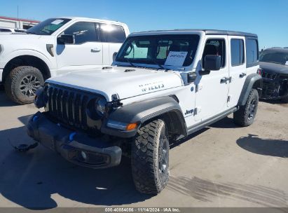 Lot #3053063170 2023 JEEP WRANGLER 4XE 4X4