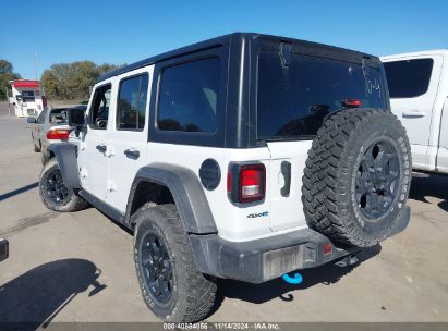 Lot #3053063170 2023 JEEP WRANGLER 4XE 4X4