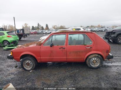 Lot #2992831952 1981 VOLKSWAGEN RABBIT L CUSTOM