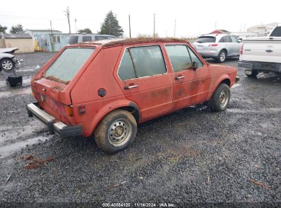 Lot #2992831952 1981 VOLKSWAGEN RABBIT L CUSTOM