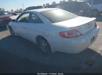 Lot #3010279312 2002 TOYOTA CAMRY SOLARA SE