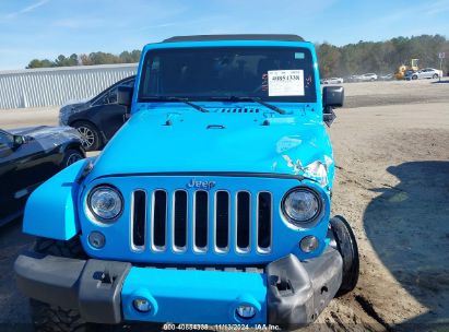 Lot #3056069842 2017 JEEP WRANGLER UNLIMITED SAHARA 4X4