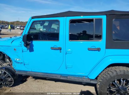 Lot #3056069842 2017 JEEP WRANGLER UNLIMITED SAHARA 4X4