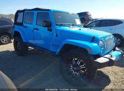 Lot #3056069842 2017 JEEP WRANGLER UNLIMITED SAHARA 4X4