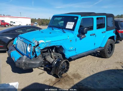 Lot #3056069842 2017 JEEP WRANGLER UNLIMITED SAHARA 4X4